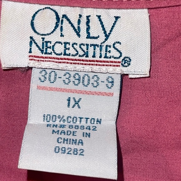 Only Necessities Pink Button Down Shirt - Picture 3 of 3